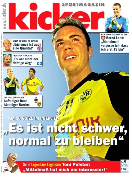 Kicker Sportmagazin (Germany) — 16 January 2012 #6