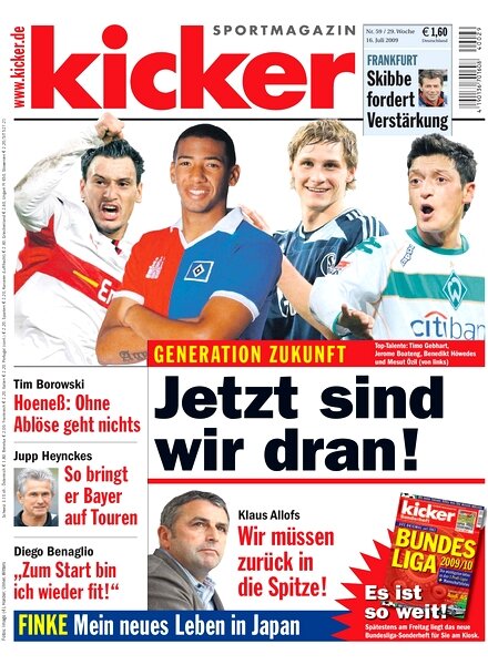 Kicker Sportmagazin (Germany) – 16 July 2009 #59