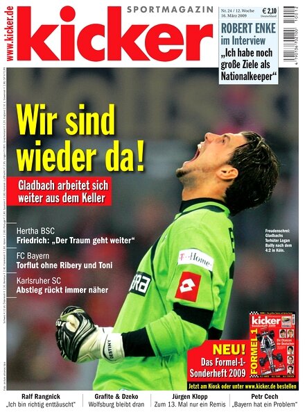 Kicker Sportmagazin (Germany) — 16 March 2009 #24