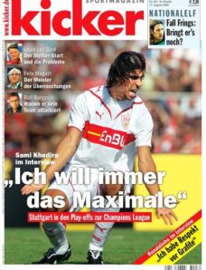 Kicker Sportmagazin (Germany) — 17 August 2009 #68