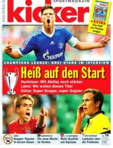 Kicker Sportmagazin (Germany) — 17 September 2012 #76