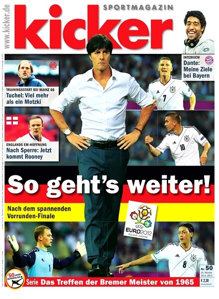 Kicker Sportmagazin (Germany) — 18 June 2012 #50