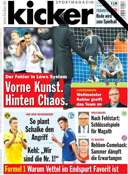 Kicker Sportmagazin (Germany) — 18 October 2012 #85
