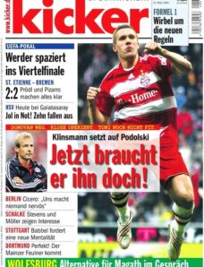 Kicker Sportmagazin (Germany) – 19 March 2009 #25