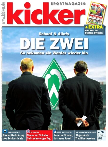 Kicker Sportmagazin (Germany) – 19 September 2011 #76