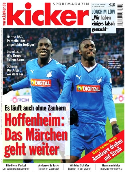 Kicker Sportmagazin (Germany) – 2 February 2009 #12
