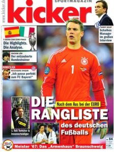 Kicker Sportmagazin (Germany) – 2 July 2012 #54
