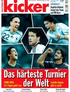 Kicker Sportmagazin (Germany) — 2 June 2008 #46