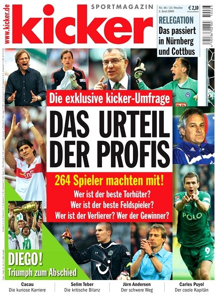 Kicker Sportmagazin (Germany) – 2 June 2009 #46