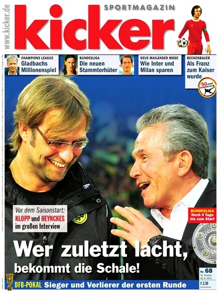 Kicker Sportmagazin (Germany) – 20 August 2012 #68