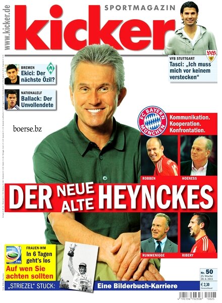 Kicker Sportmagazin (Germany) — 20 June 2011 #50