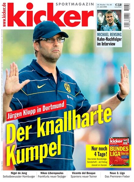 Kicker Sportmagazin (Germany) — 21 July 2008 #60