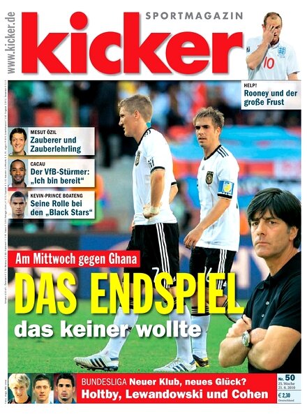 Kicker Sportmagazin (Germany) — 21 June 2010 #50