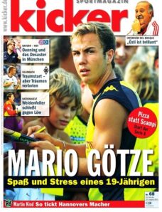 Kicker Sportmagazin (Germany) — 22 August 2011 #68