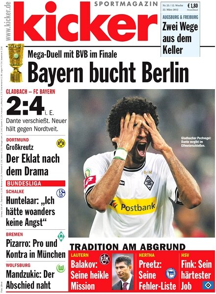 Kicker Sportmagazin (Germany) — 22 March 2012 #25
