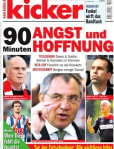 Kicker Sportmagazin (Germany) — 22 May 2009 #43