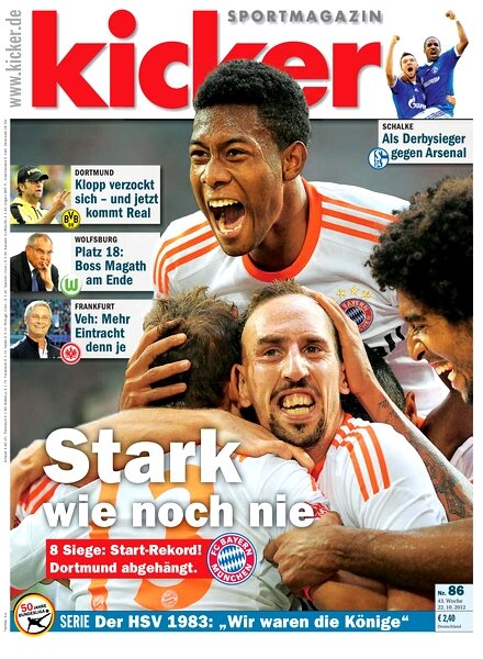 Kicker Sportmagazin (Germany) — 22 October 2012 #86