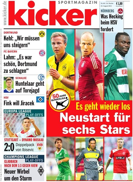 Kicker Sportmagazin (Germany) – 23 August 2012 #69