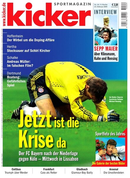 Kicker Sportmagazin (Germany) — 23 February 2009 #18
