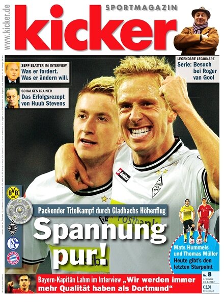 Kicker Sportmagazin (Germany) — 23 January 2012 #8