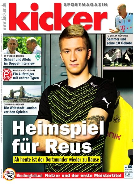 Kicker Sportmagazin (Germany) — 23 July 2012 #60