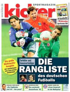 Kicker Sportmagazin (Germany) – 24 December 2012 #104-105