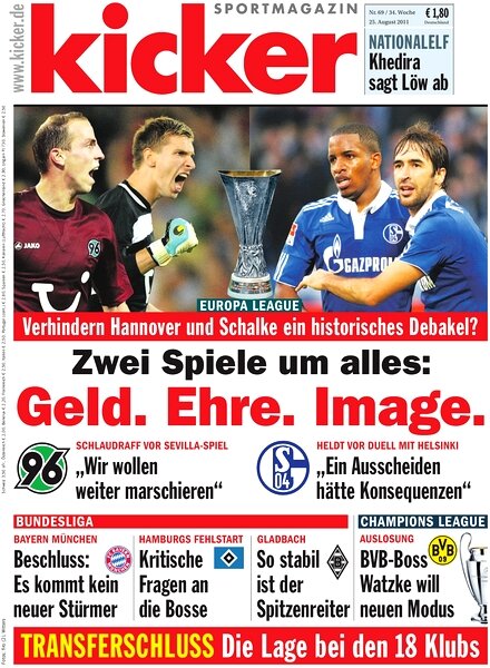 Kicker Sportmagazin (Germany) – 25 August 2011 #69