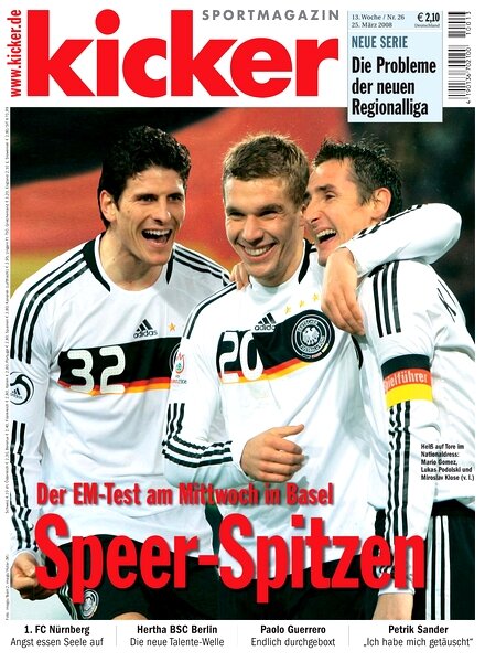 Kicker Sportmagazin (Germany) — 25 March 2008 #26