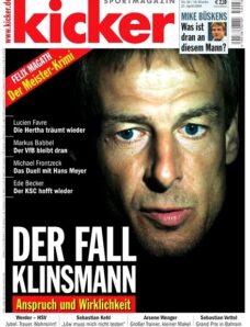 Kicker Sportmagazin (Germany) — 26 April 2009 #36