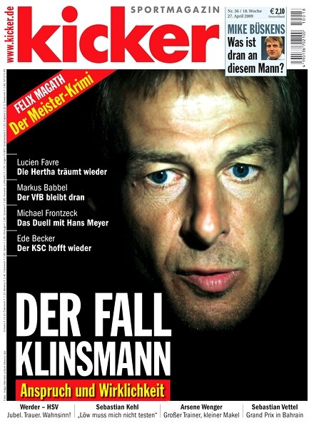 Kicker Sportmagazin (Germany) – 26 April 2009 #36