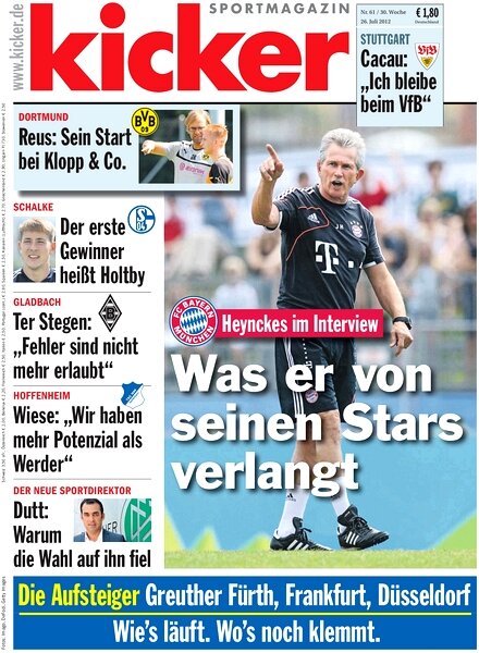 Kicker Sportmagazin (Germany) — 26 July 2012 #61
