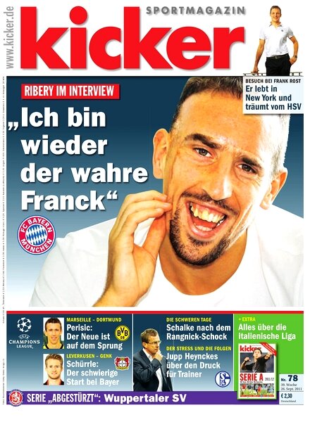 Kicker Sportmagazin (Germany) — 26 September 2011 #78