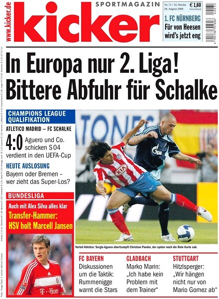 Kicker Sportmagazin (Germany) — 28 August 2008 #71