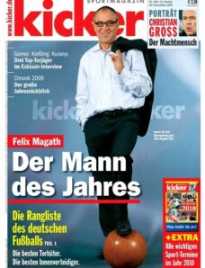 Kicker Sportmagazin (Germany) — 28 December 2009 #106