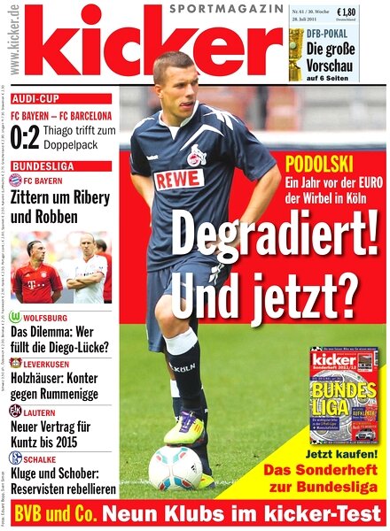 Kicker Sportmagazin (Germany) – 28 July 2011 #61