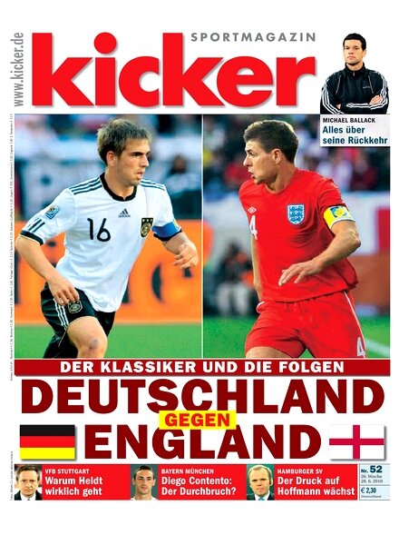 Kicker Sportmagazin (Germany) – 28 June 2010 #52