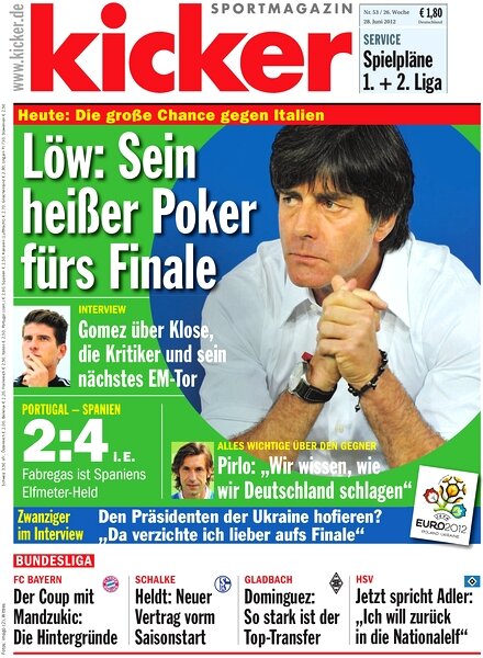 Kicker Sportmagazin (Germany) — 28 June 2012 #53