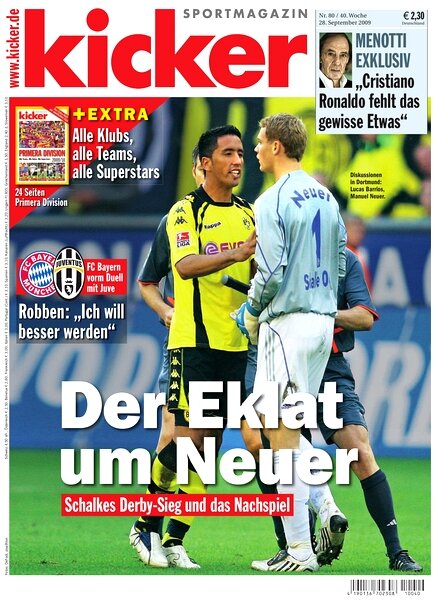 Kicker Sportmagazin (Germany) – 28 September 2009 #80