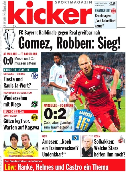 Kicker Sportmagazin (Germany) – 29 March 2012 #27