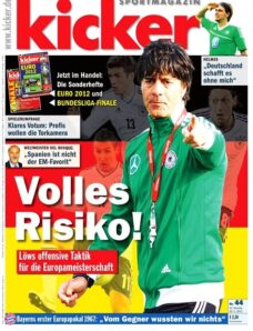 Kicker Sportmagazin (Germany) — 29 May 2012 #44