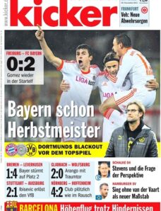 Kicker Sportmagazin (Germany) – 29 November 2012 #97