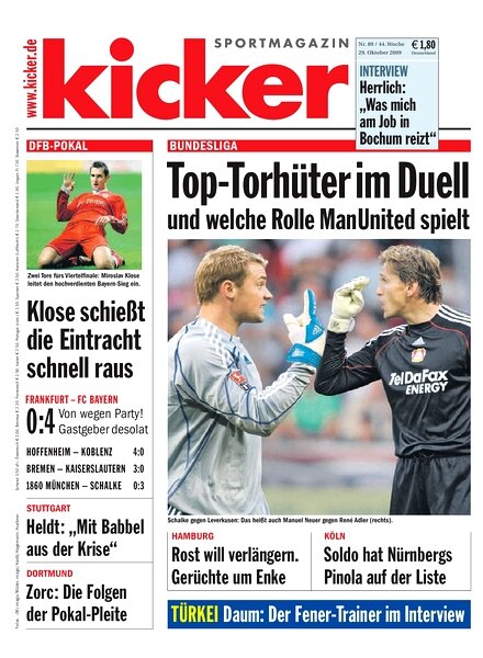 Kicker Sportmagazin (Germany) – 29 October 2009 #89