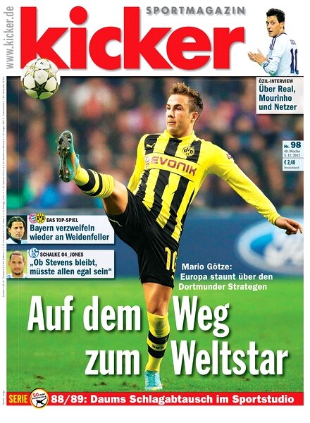 Kicker Sportmagazin (Germany) – 3 December 2012 #98