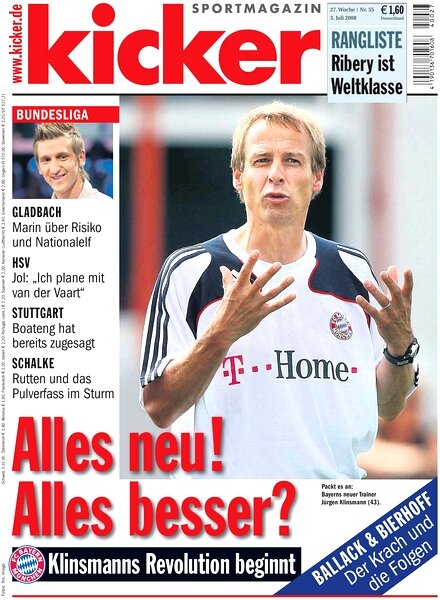Kicker Sportmagazin (Germany) — 3 July 2008 #55