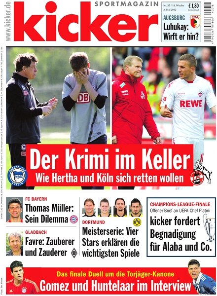 Kicker Sportmagazin (Germany) – 3 May 2012 #37