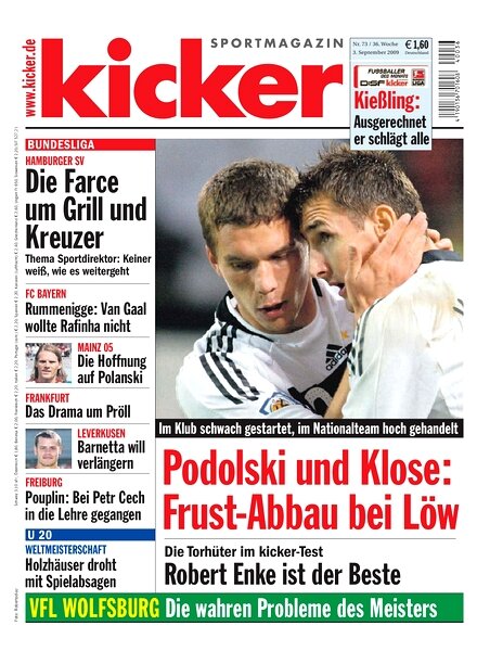 Kicker Sportmagazin (Germany) – 3 September 2009 #73