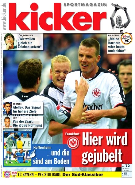 Kicker Sportmagazin (Germany) — 3 September 2012 #72