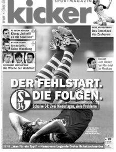 Kicker Sportmagazin (Germany) – 30 August 2010 #70