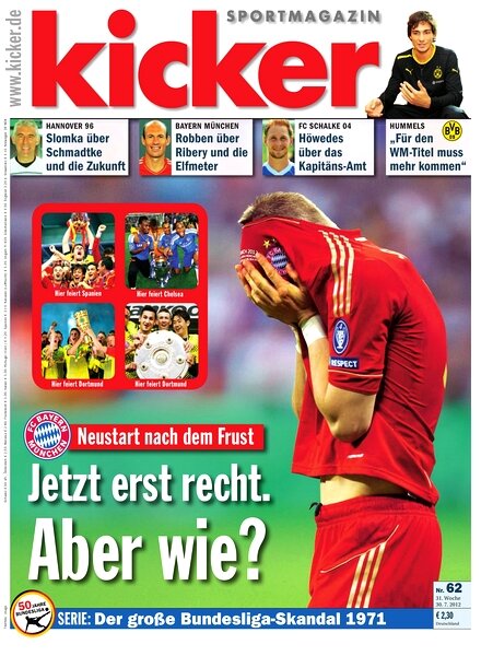Kicker Sportmagazin (Germany) — 30 July 2012 #62