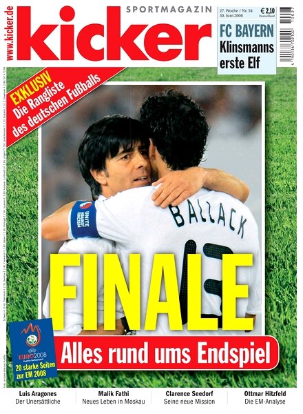 Kicker Sportmagazin (Germany) – 30 June 2008 #54